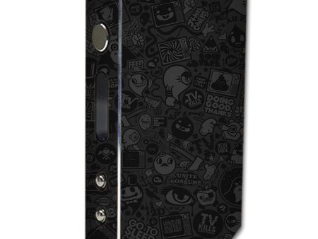 Black Sticker Slap Design Pioneer4you iPV3 Li 165w Skin Online