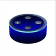 Electric Blue Glow Solid Amazon Echo Dot 2nd Gen Skin Hot on Sale