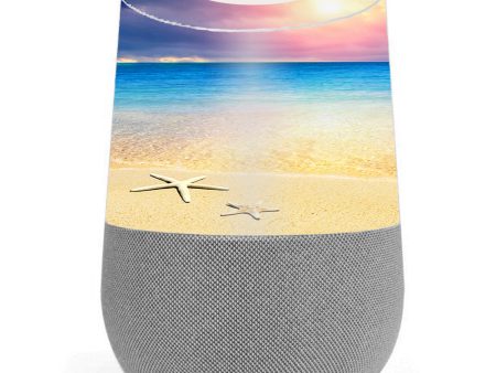 Starfish On The Sand Beach Sunset Google Home Skin For Discount