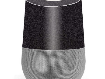 Black Leather Pattern Look Google Home Skin Supply