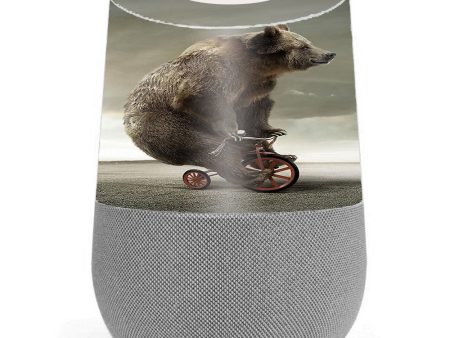 Bear Riding Tricycle Google Home Skin Online Sale