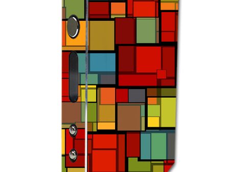 Abstract Colorful Square Pattern Pioneer4you iPV3 Li 165w Skin Sale