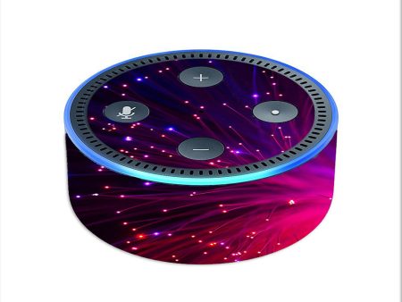 Fiber Optics Red Needles Space Amazon Echo Dot 2nd Gen Skin Online now