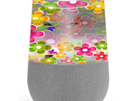 Butterflies And Daisies Flower Google Home Skin Hot on Sale