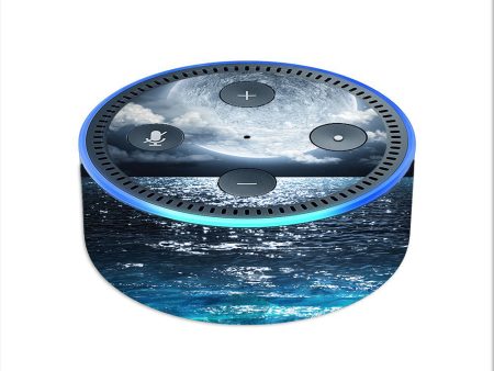 Giant Moon Over The Ocean Amazon Echo Dot 2nd Gen Skin Fashion