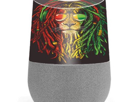 Rasta Dread Lion Irie Google Home Skin Fashion