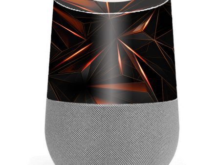 Sharp Glass Like Crystal Abstract Google Home Skin Online