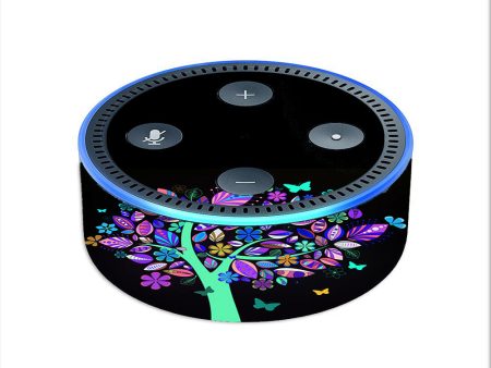 Living Tree Butterfly Colorful Amazon Echo Dot 2nd Gen Skin Online Hot Sale