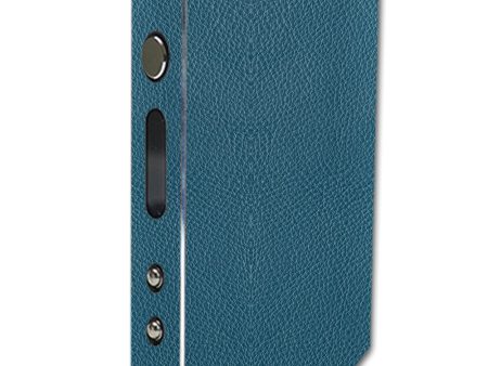 Blue Teal Leather Pattern Look Pioneer4you iPV3 Li 165w Skin For Cheap