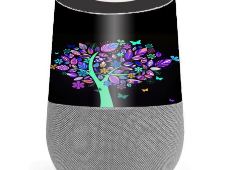 Living Tree Butterfly Colorful Google Home Skin For Sale