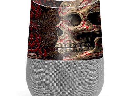 Wicked Evil Tribal Skull Tattoo Google Home Skin For Discount