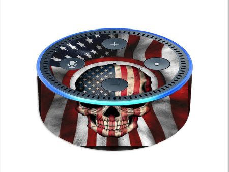 America Skull Military Usa Murica Amazon Echo Dot 2nd Gen Skin Fashion