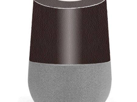 Brown Leather Design Pattern Google Home Skin Hot on Sale