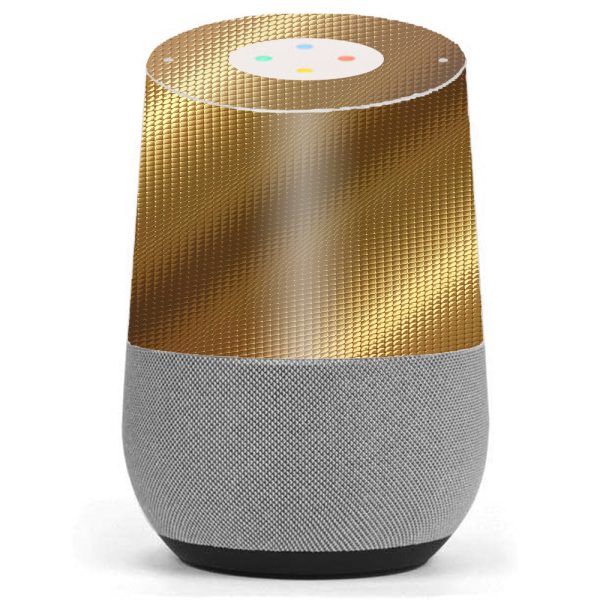 Gold Pattern Shiney Google Home Skin Online Hot Sale