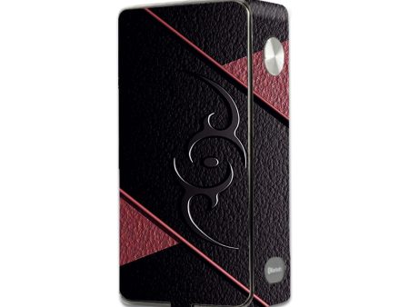 Black Red Leather Hindu Om Like Symbol Laisimo L3 Touch Screen Skin Fashion