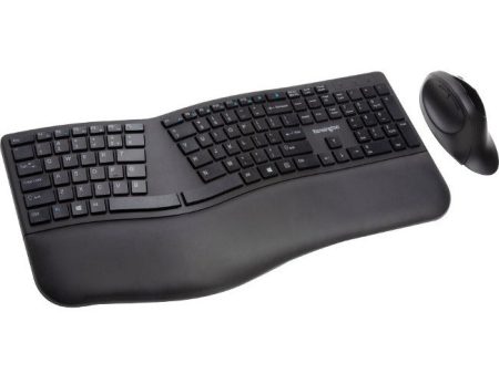 Kensington Pro Fit Ergo Wireless Keyboard and Mouse-Black Online now