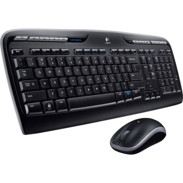 Logitech MK320 2.4 GHz Wireless Desktop Set Hot on Sale