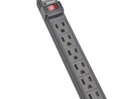 Tripp Lite Power Strip 6 Outlet NEMA 5-15R AC 6   Cord 5-15P Black Housing For Discount