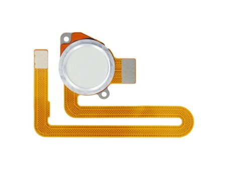 For Motorola Moto G8 Power Replacement Fingerprint Reader With Flex Cable (White) Online Sale