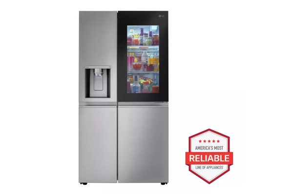 23 cu. ft. Smart Side-by-Side Counter-Depth InstaView® Refrigerator with Craft Ice™ Supply