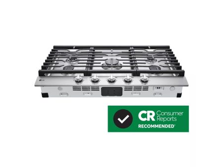 36  Gas Cooktop with UltraHeat™ 20K BTU Burner For Sale