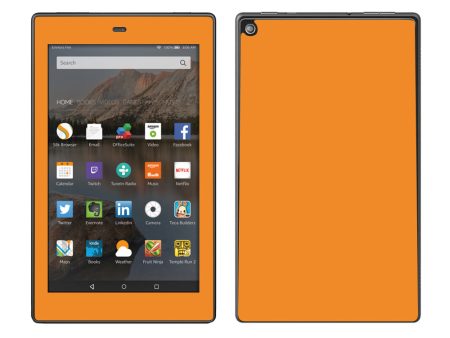 Dark Orange Amazon Fire HD 8 Skin For Cheap