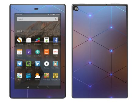 Vector Weird Digital Glass Amazon Fire HD 8 Skin For Discount