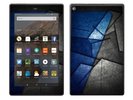 Abstract Panels Metal Amazon Fire HD 8 Skin Online Sale