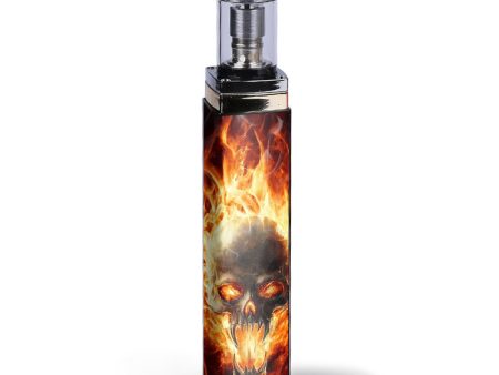 Fire Skull In Flames Artery Lady Q Skin Fashion