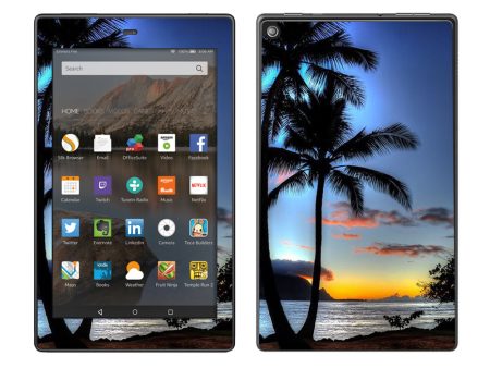 Paradise Sunset Palm Trees Amazon Fire HD 8 Skin Hot on Sale